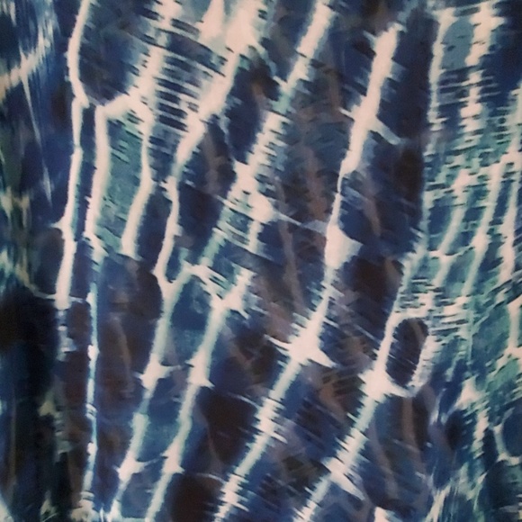 Oliviaceous Blue Tye Dye See Through Top - M - Picture 3 of 5